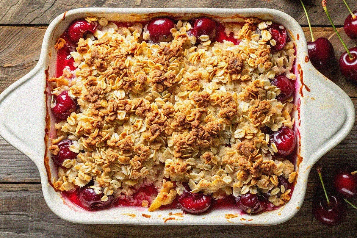 Cherry Crumble Dessert